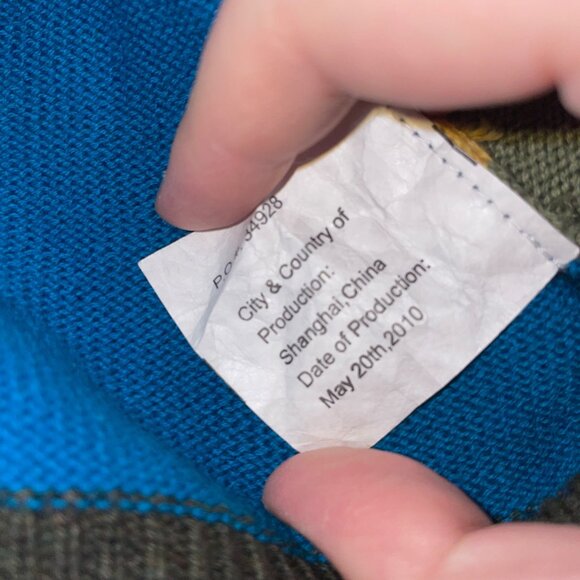 Deux Par Deux Kids Argyle & Stripe Knit Cardigan Sweater With Zipper Size 4 - Picture 8 of 9